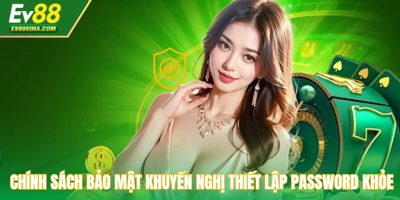 Chính sách bảo mật khuyến nghị thiết lập password khỏe