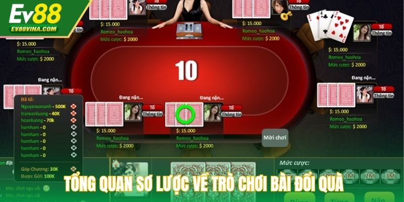 Tổng quan sơ lược về trò chơi bài đổi quà