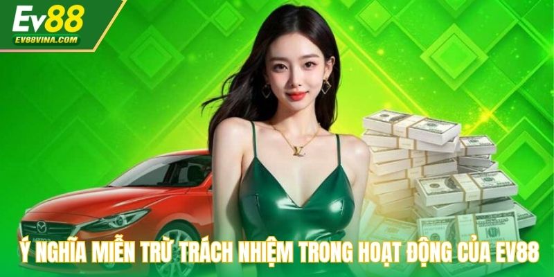 Ý nghĩa miễn trừ trách nhiệm trong hoạt động của EV88